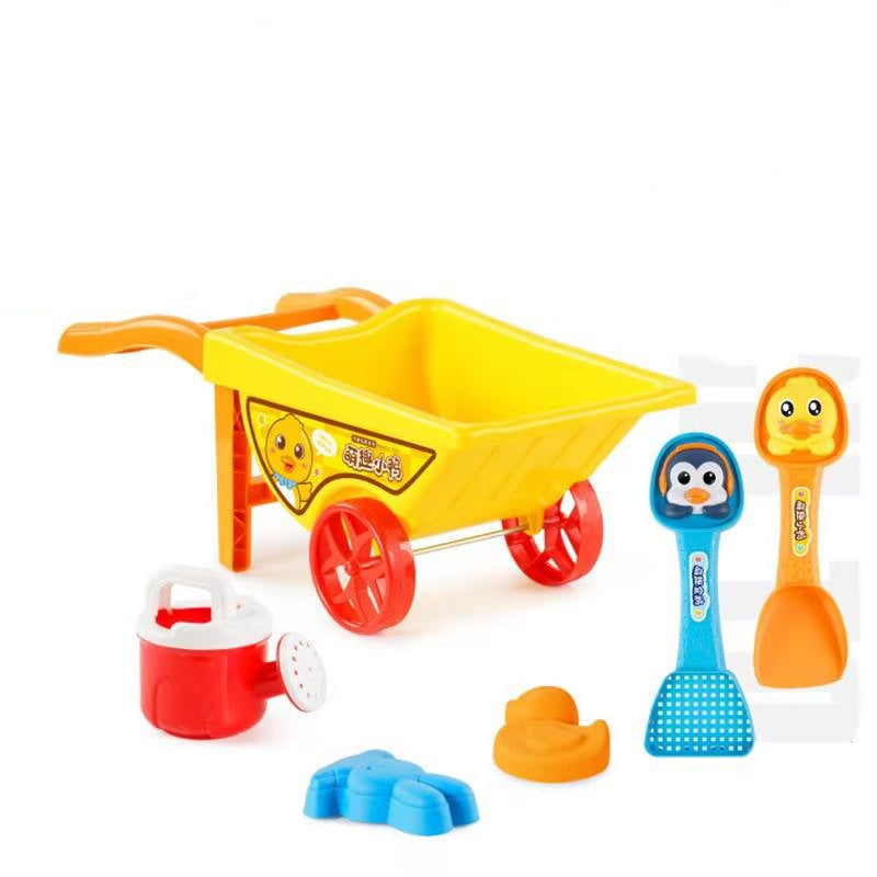 Large Beach Toy Car Plant Story Summer Thicken Beach Set