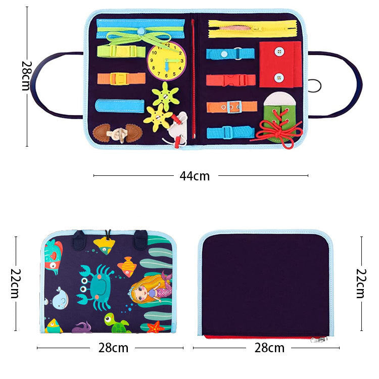 Felt Children's Dressing Busy Board Baby Early Education