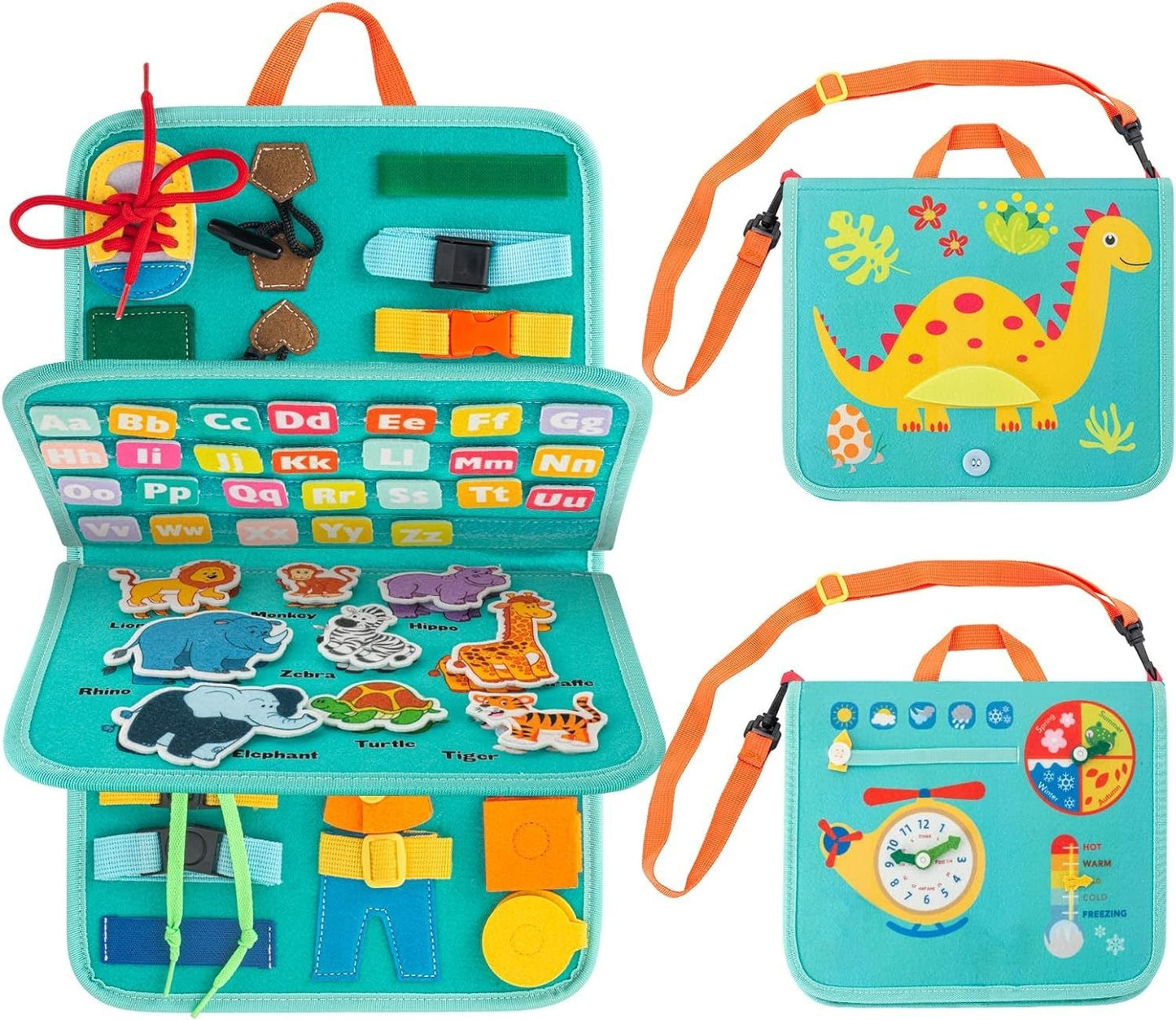 Children's Busy Dressing Buckle Learning Board