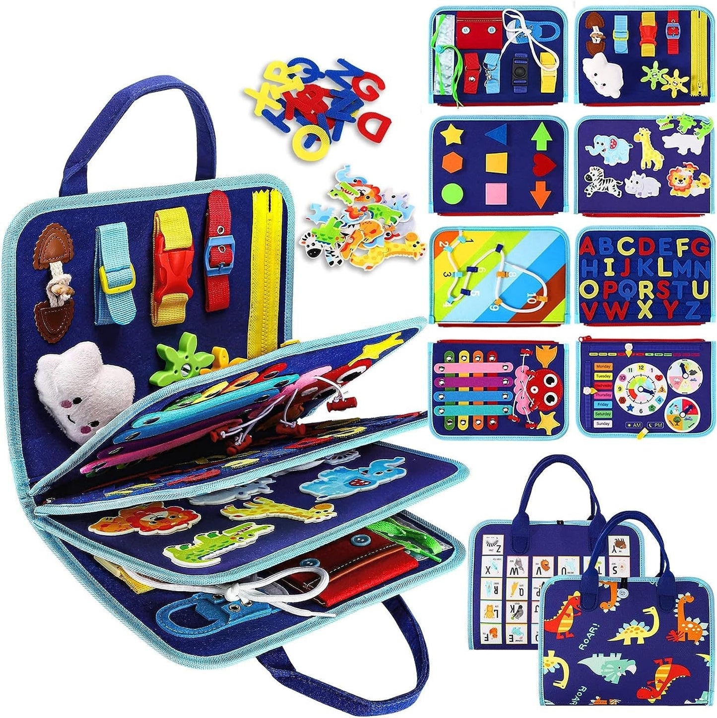 Children's Busy Dressing Buckle Learning Board