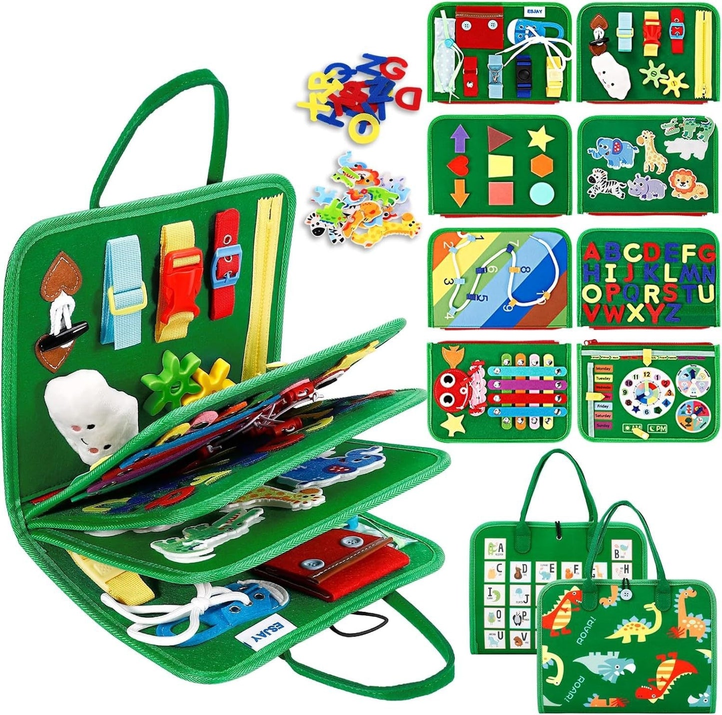 Children's Busy Dressing Buckle Learning Board