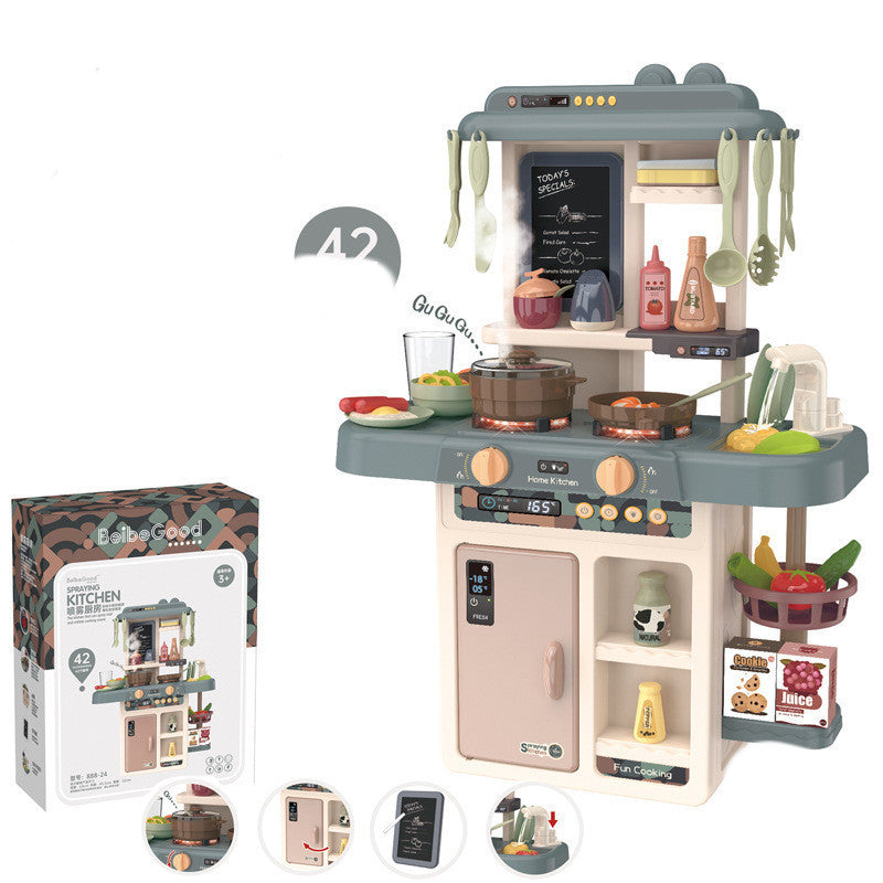 Puzzle Spray Water Cooking Simulation Toy Set