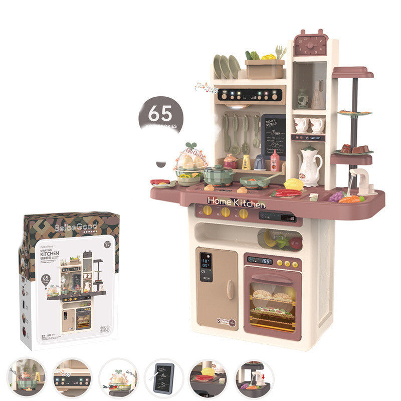 Puzzle Spray Water Cooking Simulation Toy Set