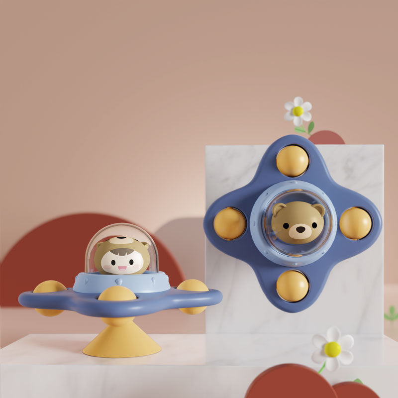Children's Suction Cup Spinner With Chewable Teether