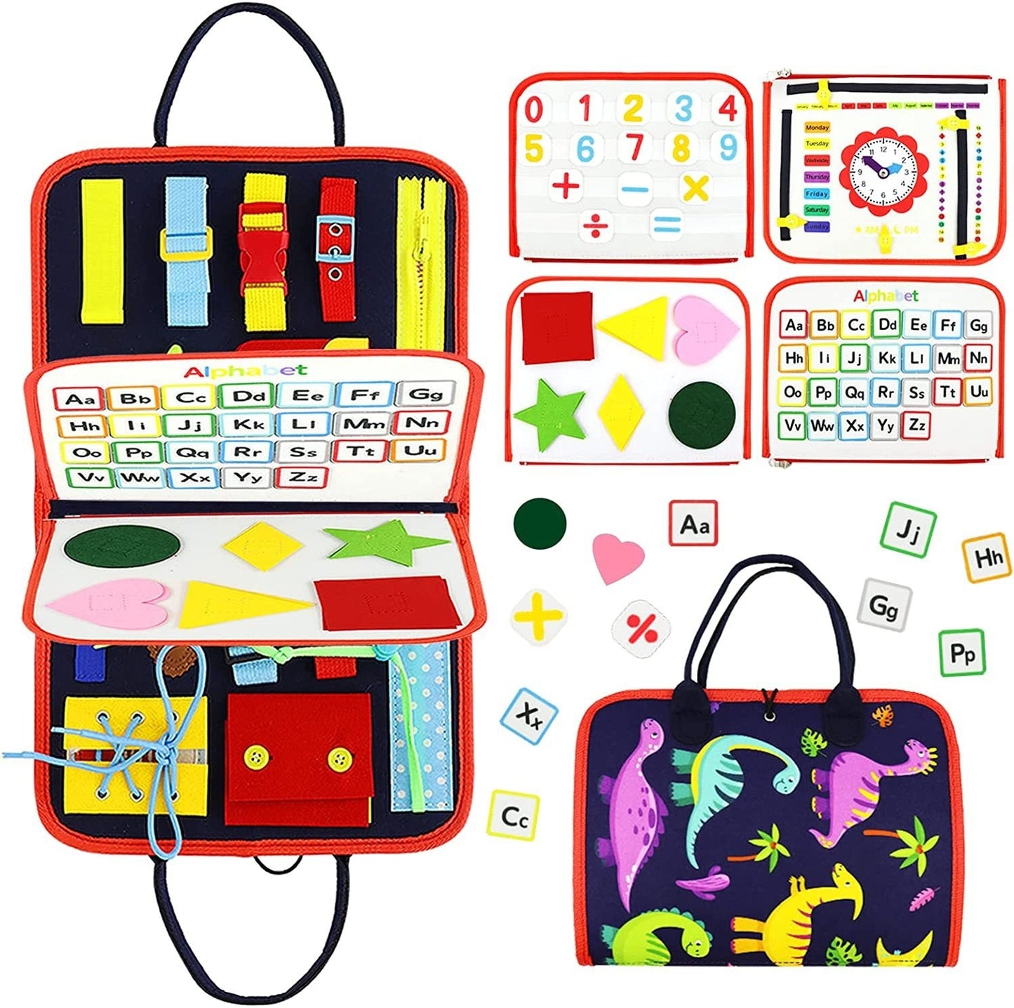 Children's Busy Dressing Buckle Learning Board